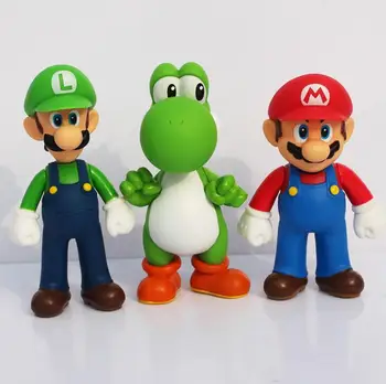 3pcs/set Super Mario Bros figures Toys Mario Goomba Luigi Koopa Troopa Mushroom PVC Action Figure Model Blocks Dolls
3pcs/set Super Mario Bros figures Toys Mario Goomba Luigi Koopa Troopa Mushroom PVC Action Figure Model Blocks Dolls