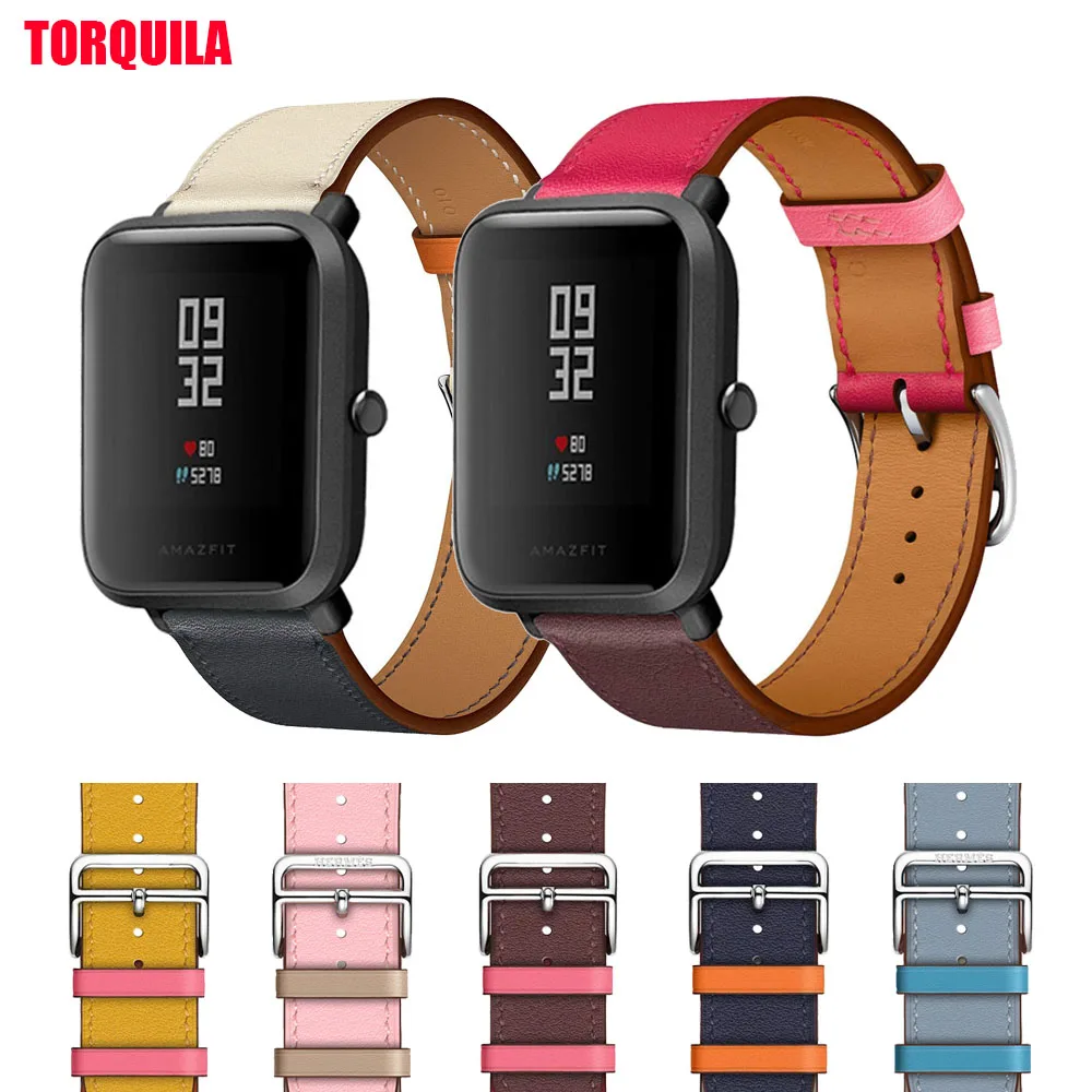 TORQUILA Amazfit Bip Youth Band, New Genuine Leather Strap for Xiaomi Huami Amazfit Bip Youth Contrast Color Band Bracelet
TORQUILA Amazfit Bip Youth Band, New Genuine Leather Strap for Xiaomi Huami Amazfit Bip Youth Contrast Color Band Bracelet