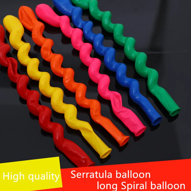 2.5g High quality 100pcs New long Spiral balloon Serratula balloons festival activities props wedding festival mixed color
2.5g High quality 100pcs New long Spiral balloon Serratula balloons festival activities props wedding festival mixed color
