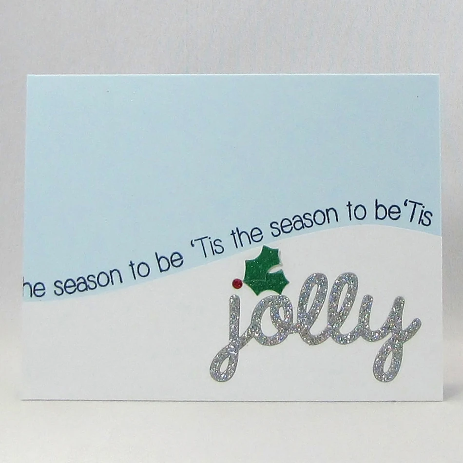 Naifumodo 1PC Jolly Word Letters Metal Cutting Dies New 2019 Decorative Embossing DIY Paper Cards Stencil Card Decoration
Naifumodo 1PC Jolly Word Letters Metal Cutting Dies New 2019 Decorative Embossing DIY Paper Cards Stencil Card Decoration