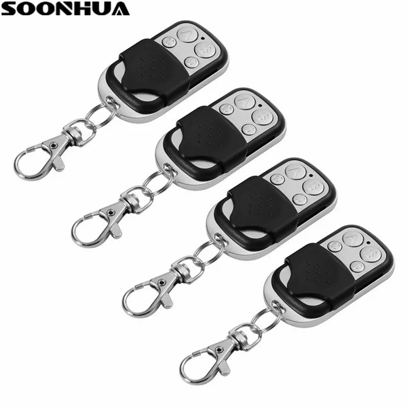 SOONHUA Mini Universal Electric 433Mhz Auto 4 Buttons Copy Remote Control Duplicator Cloning Car Key Gate Keys Copy Controller
SOONHUA Mini Universal Electric 433Mhz Auto 4 Buttons Copy Remote Control Duplicator Cloning Car Key Gate Keys Copy Controller