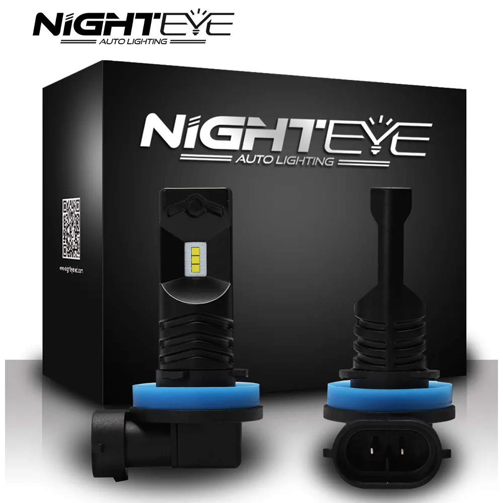 NIGHTEYE 2Pcs H8 H11 LED Bulbs HB4 9006 HB3 9005 H1 LED Fog Light Bulb Auto Car Driving DRL Lamp 6500k White Car Fog Lamp
NIGHTEYE 2Pcs H8 H11 LED Bulbs HB4 9006 HB3 9005 H1 LED Fog Light Bulb Auto Car Driving DRL Lamp 6500k White Car Fog Lamp