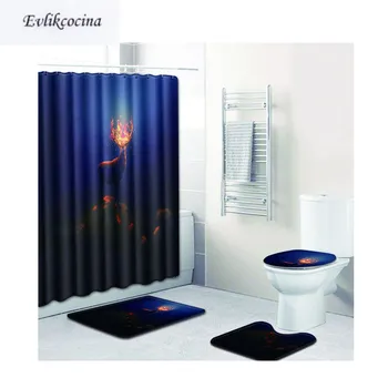 Free Shipping 4pcs Antlers With Fire Banyo Bathroom Carpet U Type Toilet Bath Mats Set Pad Tapis Salle De Bain Alfombra Bano
Free Shipping 4pcs Antlers With Fire Banyo Bathroom Carpet U Type Toilet Bath Mats Set Pad Tapis Salle De Bain Alfombra Bano