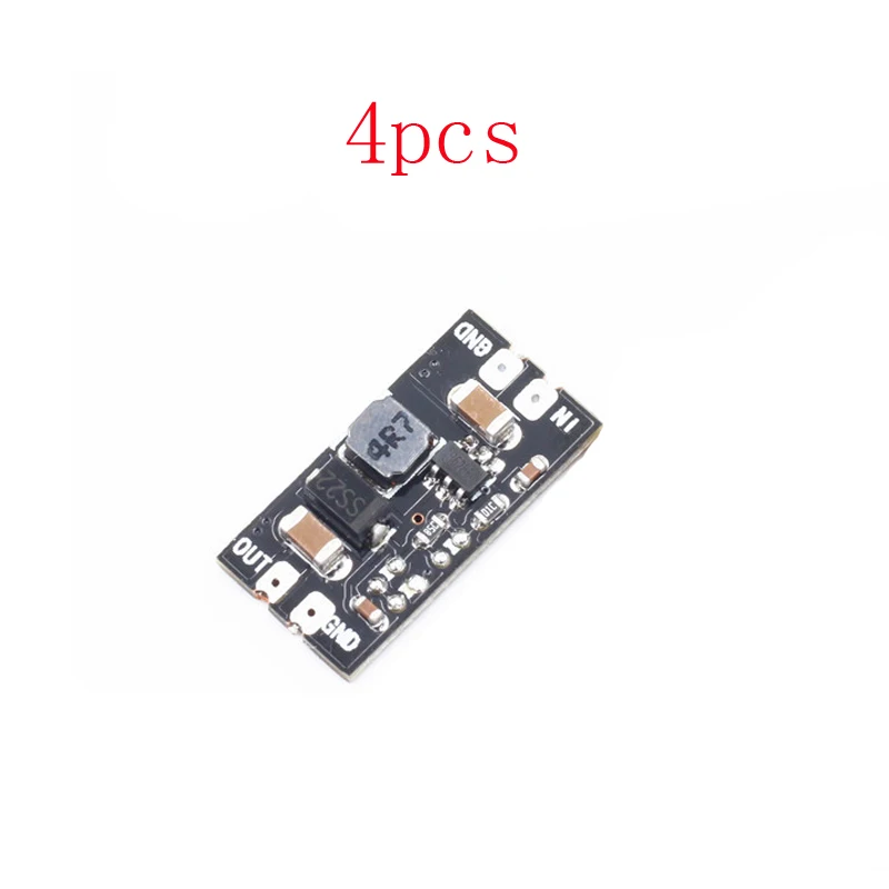 4PCS Booster Module DC-DC 1S Boost Power Step-up Module Input 2.2V-5V to 5V 2A Voltage Boosting Modules for RC FPV Filter Module
4PCS Booster Module DC-DC 1S Boost Power Step-up Module Input 2.2V-5V to 5V 2A Voltage Boosting Modules for RC FPV Filter Module