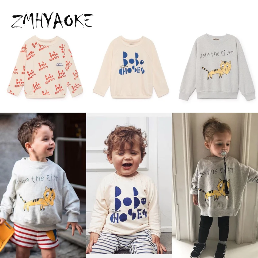 ZMHYAOKE 2018 Autumn Kids T-shirt Bobo Choses Baby Girls Brand Sweatshirts Boys Clothes Graffiti Long Sleeve T Shirts Tops Tees
ZMHYAOKE 2018 Autumn Kids T-shirt Bobo Choses Baby Girls Brand Sweatshirts Boys Clothes Graffiti Long Sleeve T Shirts Tops Tees
