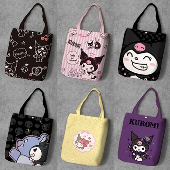 IVYYE Melody Kuromi Fashion Anime Foldable Canvas Shopping Bag Casual Shoulder Bags Customized Tote Handbag Lady Girls New
IVYYE Melody Kuromi Fashion Anime Foldable Canvas Shopping Bag Casual Shoulder Bags Customized Tote Handbag Lady Girls New