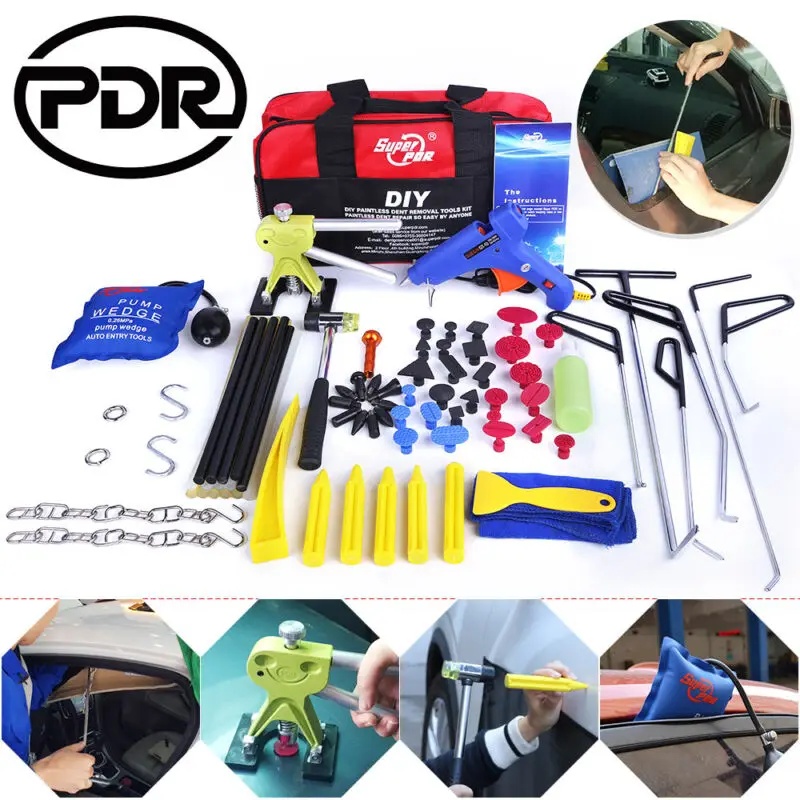 PDR tools Set for Car Dent Puller Debosselage Sans Peinture Car Body Repair Dent Removal for Professinal Hand Tool Set
PDR tools Set for Car Dent Puller Debosselage Sans Peinture Car Body Repair Dent Removal for Professinal Hand Tool Set