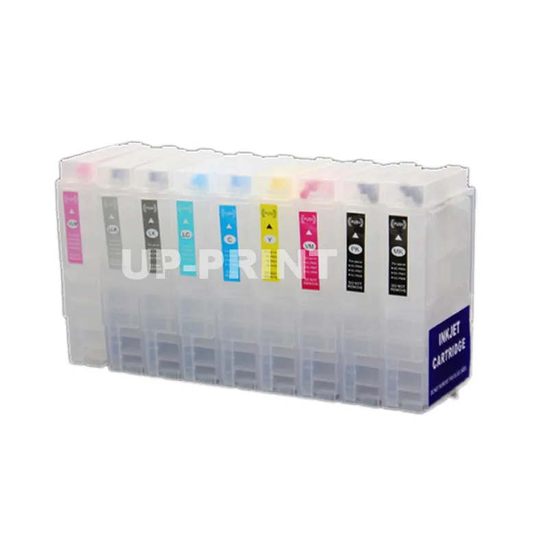 UP 9pcs 80ml high capacity T157 T1571 - T1579 refill cartridges compatible for Epson Stylus Photo R3000 printer with ARC chip
UP 9pcs 80ml high capacity T157 T1571 - T1579 refill cartridges compatible for Epson Stylus Photo R3000 printer with ARC chip