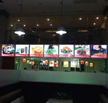 Super Slim Aluminum Profile Frame LED Edge-lit Menu Light Box Restaurant Menu Poster Display Board Kits A2 (7pcs/lot)
Super Slim Aluminum Profile Frame LED Edge-lit Menu Light Box Restaurant Menu Poster Display Board Kits A2 (7pcs/lot)