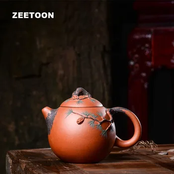 250cc Authentic Yixing Teapot Pine Needles Dragon Egg Pot Master Handmade Purple Clay Tea Set Tea Pot Kettle Creative Home Decor
250cc Authentic Yixing Teapot Pine Needles Dragon Egg Pot Master Handmade Purple Clay Tea Set Tea Pot Kettle Creative Home Decor
