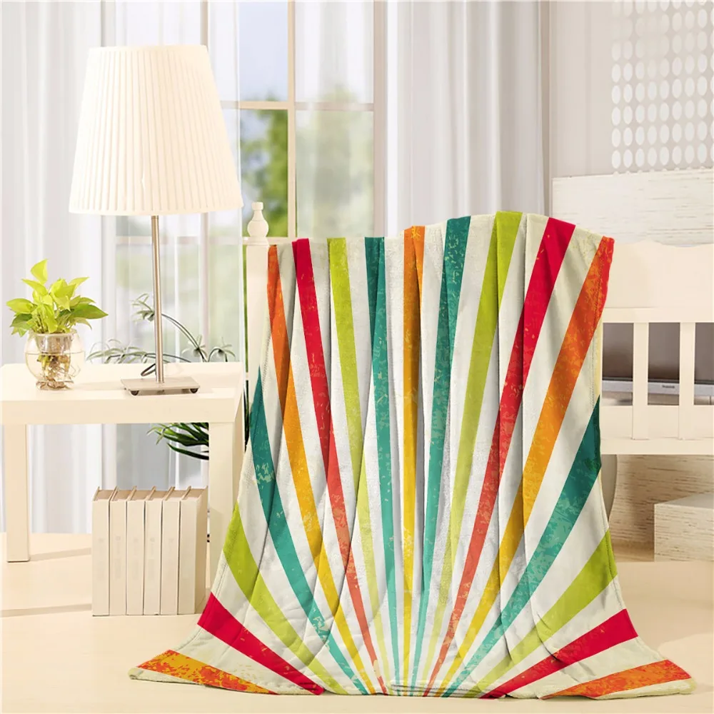 Vintage Multicolor Lines Rising over Sun and Rainbow on Retro Background Festival Graphic Flannel Throw Blanket Lightweight
Vintage Multicolor Lines Rising over Sun and Rainbow on Retro Background Festival Graphic Flannel Throw Blanket Lightweight
