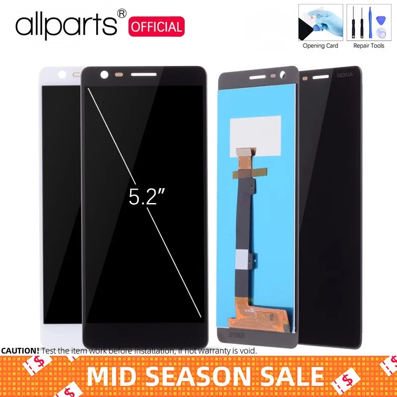 5.2"Original Dissplay For Nokia 3.1 Display Touch Screen For Nokia 3.1 LCD Screen Digitizer For Nokia 3.1 Screen Replacement
5.2"Original Dissplay For Nokia 3.1 Display Touch Screen For Nokia 3.1 LCD Screen Digitizer For Nokia 3.1 Screen Replacement