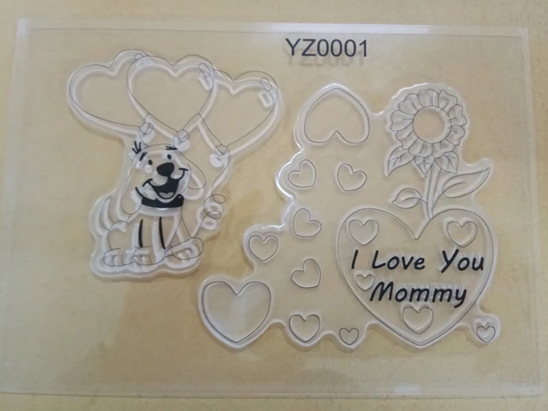 Dog Balloon Heart Sunflower Transparent Clear Silicone Stamp for DIY scrapbooking/photo album Decorative Card Making clear stamp
Dog Balloon Heart Sunflower Transparent Clear Silicone Stamp for DIY scrapbooking/photo album Decorative Card Making clear stamp