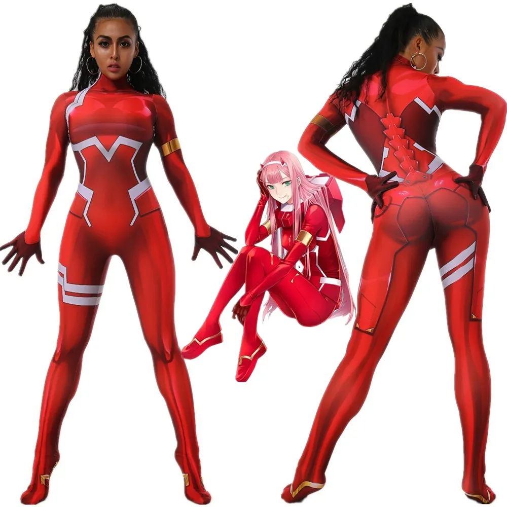 Darling in the frankxx 02 Zero Two Bodysuit Cosplay Costumes 3D Printed Zentai Suit Halloween Catsuit
Darling in the frankxx 02 Zero Two Bodysuit Cosplay Costumes 3D Printed Zentai Suit Halloween Catsuit