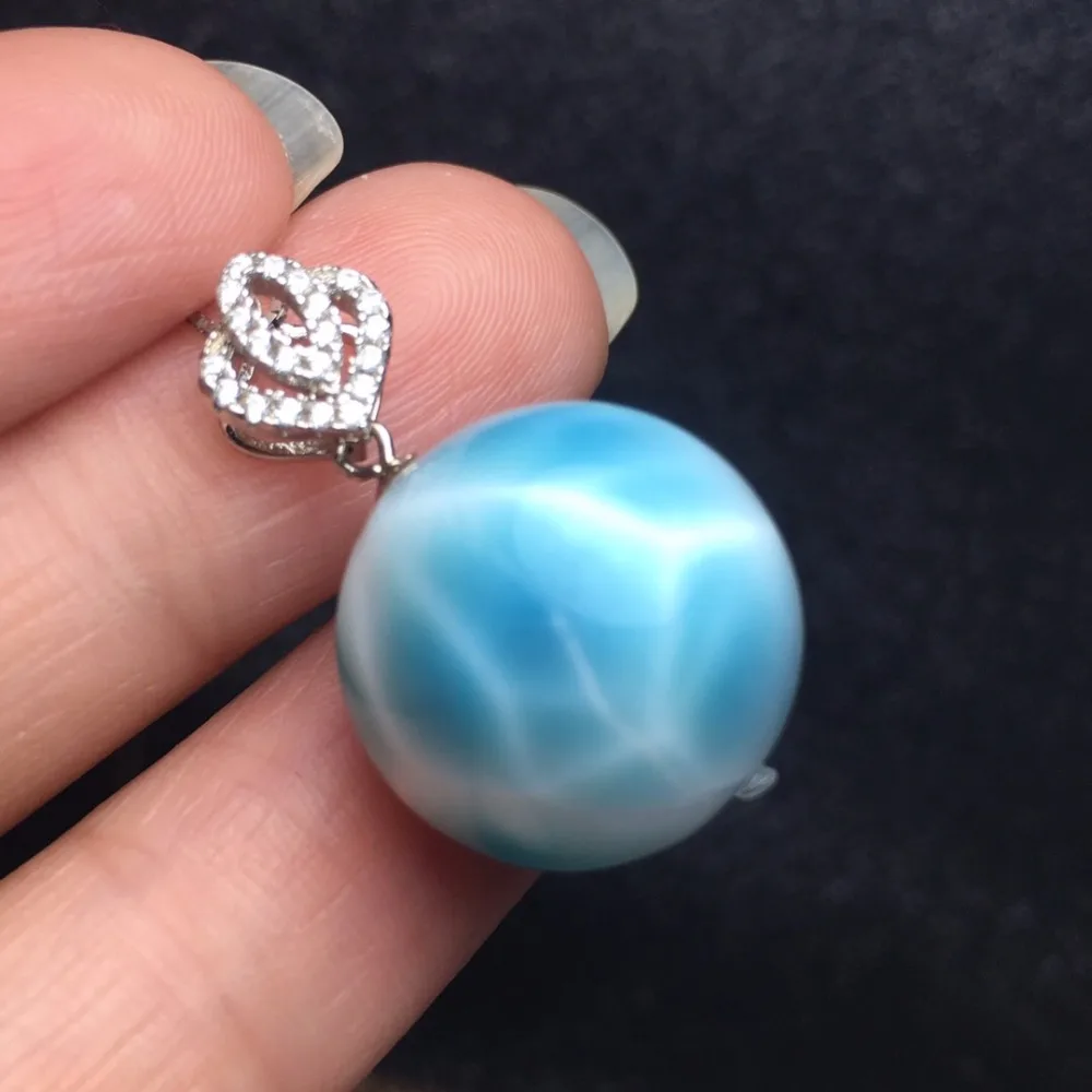 Fine Jewelry Real 925 Sterling silver s925 solid silver 100% Natural Larimar 16.6mm Pendant Necklace for women Fine Necklaces
Fine Jewelry Real 925 Sterling silver s925 solid silver 100% Natural Larimar 16.6mm Pendant Necklace for women Fine Necklaces