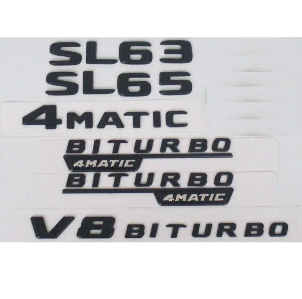 Newest Matte Black ABS Rear Trunk Letters Badge Badges Emblem Emblems Decal Sticker for Mercedes Benz SL63 S63L 2017
Newest Matte Black ABS Rear Trunk Letters Badge Badges Emblem Emblems Decal Sticker for Mercedes Benz SL63 S63L 2017
