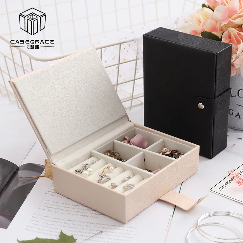 Casegrace 2019 PU Leather Jewelry Box Magnetic Buckle Double Storage Box Large Capacity Multi-function Storage Gift Jewelry Box
Casegrace 2019 PU Leather Jewelry Box Magnetic Buckle Double Storage Box Large Capacity Multi-function Storage Gift Jewelry Box