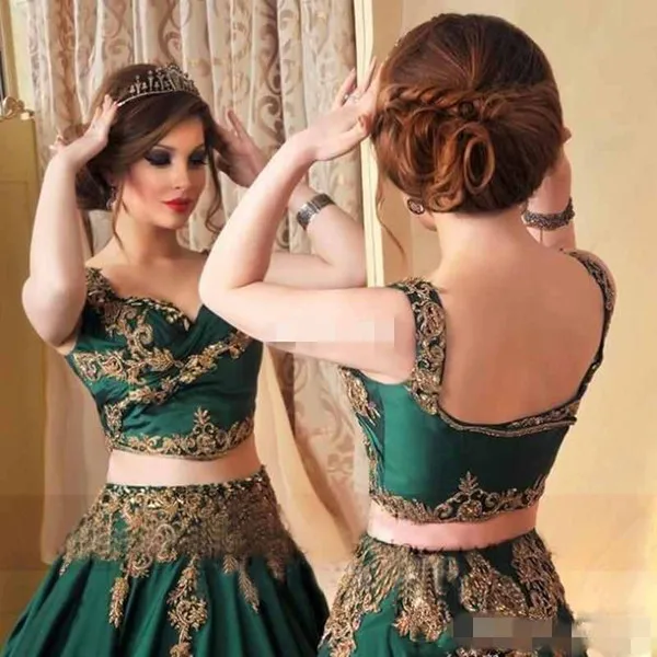 Indian Abaya emerald Green Evening Dress with Gold Lace Applique Prom Gowns Sexy Saudi Arabic Beaded Kaftan Dress Evening Wear
Indian Abaya emerald Green Evening Dress with Gold Lace Applique Prom Gowns Sexy Saudi Arabic Beaded Kaftan Dress Evening Wear