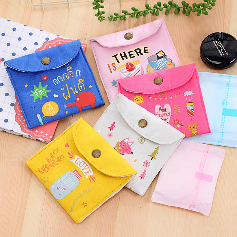 Girls Diaper Sanitary Napkin Storage Bag Canvas Sanitary Pads Package Bags Coin Purse Jewelry Organizer Credit Card Pouch
Girls Diaper Sanitary Napkin Storage Bag Canvas Sanitary Pads Package Bags Coin Purse Jewelry Organizer Credit Card Pouch