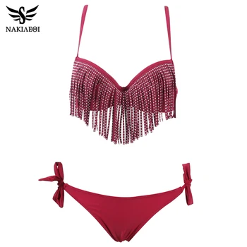 NAKIAEOI Sexy Bikini 2019 Plus Size Swimwear Women Retro Swimsuit Large Size Bikini Set Bathing Suit Summer Beach Wear Swimming
NAKIAEOI Sexy Bikini 2019 Plus Size Swimwear Women Retro Swimsuit Large Size Bikini Set Bathing Suit Summer Beach Wear Swimming