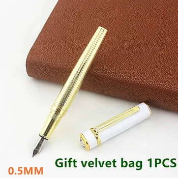 High quality metal pen diamond fountain pen luxury pluma fuente stylo plume luxury gift stationery ink pen Gift velvet bag
High quality metal pen diamond fountain pen luxury pluma fuente stylo plume luxury gift stationery ink pen Gift velvet bag