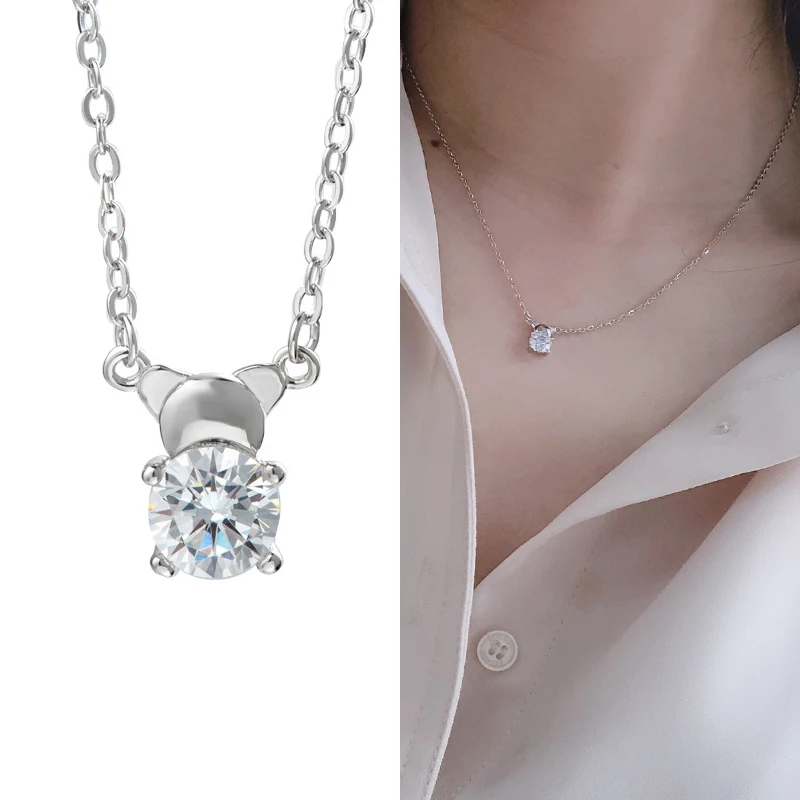 Korean Fashion Kids Necklace Silver 925 Cute Silver/gold Bear Set With White Round Zircon Crystal Chokers Necklaces For Friends
Korean Fashion Kids Necklace Silver 925 Cute Silver/gold Bear Set With White Round Zircon Crystal Chokers Necklaces For Friends