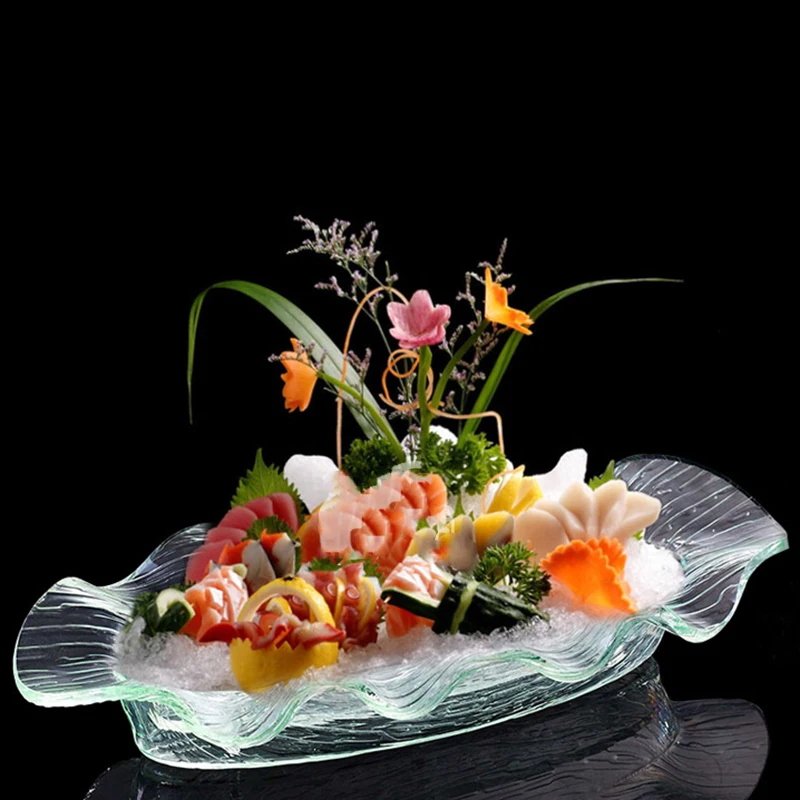 Oval Plate Snack Dish Wavy Sashimi Tray RackEdge Fruit With Watertight Board Buffet Restaurant Acrylic Ice Tray Sushi 1pcs
Oval Plate Snack Dish Wavy Sashimi Tray RackEdge Fruit With Watertight Board Buffet Restaurant Acrylic Ice Tray Sushi 1pcs