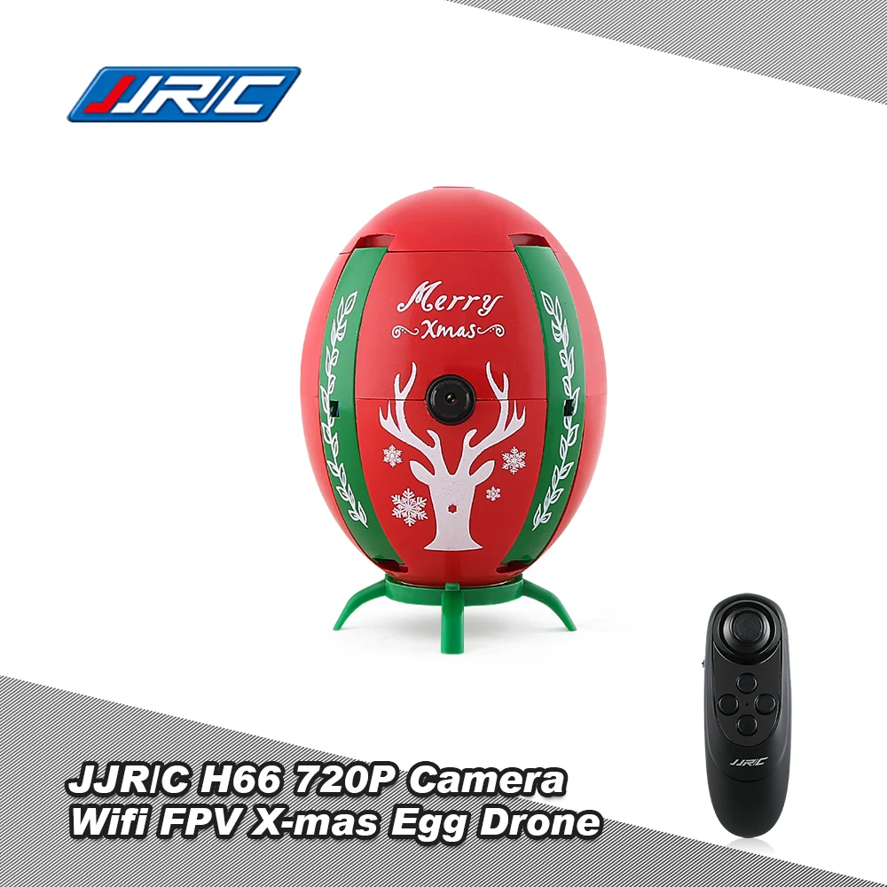 

Original JJR/C H66 720P Camera Wifi FPV X-mas Egg Drone Height Hold Folding Selfie G-sensor Quadcopter Christmas Gift