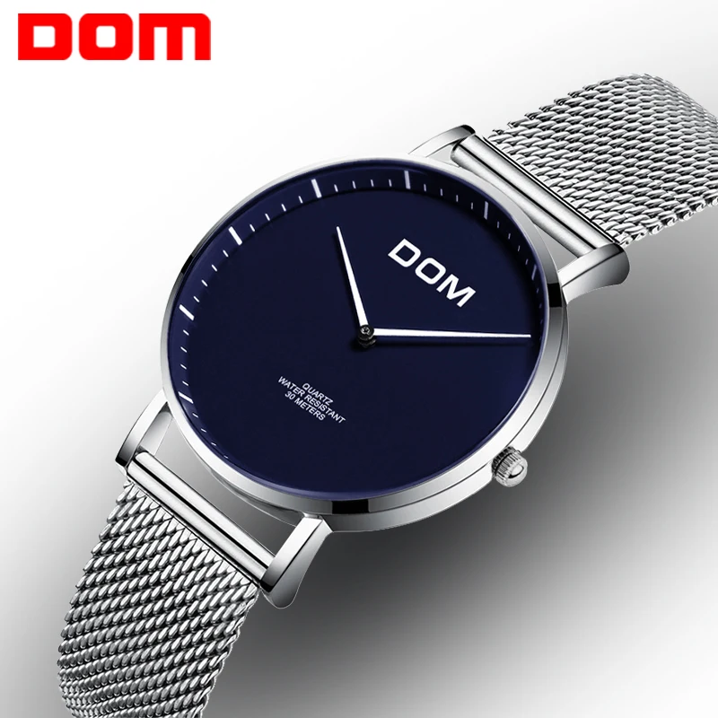 DOM Wrist Watch Top Brand Luxury Quartz Watch Printing Design Customize Photos Logo Add on Back of Watch Clock Women's Watches
DOM Wrist Watch Top Brand Luxury Quartz Watch Printing Design Customize Photos Logo Add on Back of Watch Clock Women's Watches