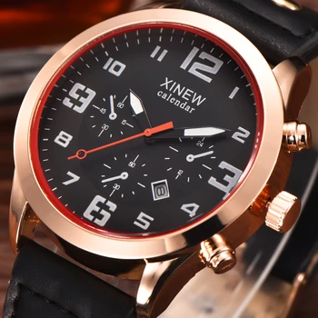 Famous Brand Watches Mens Leather Band Date Quartz Watch Men Business Gifts Clock relogio reloj hombre Montres de Marque de Luxe
Famous Brand Watches Mens Leather Band Date Quartz Watch Men Business Gifts Clock relogio reloj hombre Montres de Marque de Luxe