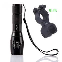 XML T6 5 Mode 2000lm Led Flashlight Tactical Flash Light AAA &18650 Battery Hunting Lamps Camping Lantern+Gift Bicycle Clip
XML T6 5 Mode 2000lm Led Flashlight Tactical Flash Light AAA &18650 Battery Hunting Lamps Camping Lantern+Gift Bicycle Clip