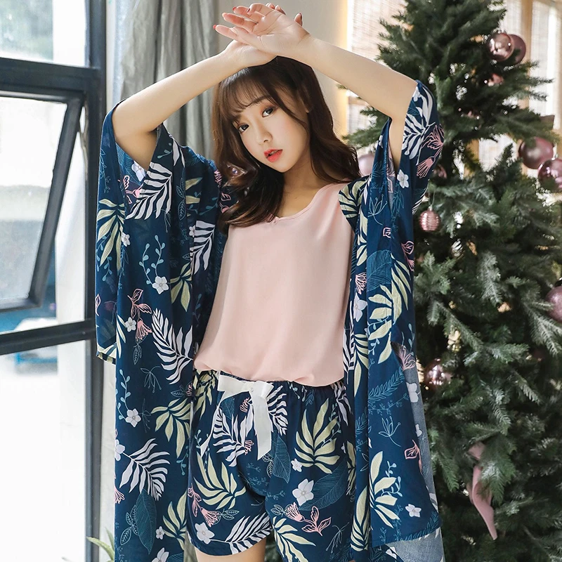 BZEL Woman Nightgown Suit Silk Satin 4 Pcs Pyjamas Set Sexy Bathrobe Maple Leaf Nightwear Homewear Women Sleep Lingerie Big Yard
BZEL Woman Nightgown Suit Silk Satin 4 Pcs Pyjamas Set Sexy Bathrobe Maple Leaf Nightwear Homewear Women Sleep Lingerie Big Yard