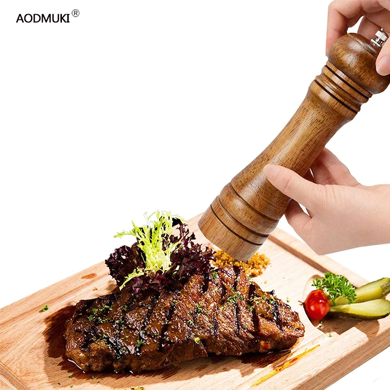 Conveyor Salt and Pepper Mill, Solid Wood Pepper Mill with Strongly Adjustable Ceramic Grinder Kitchen Tools grinder of garlic
Conveyor Salt and Pepper Mill, Solid Wood Pepper Mill with Strongly Adjustable Ceramic Grinder Kitchen Tools grinder of garlic