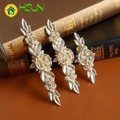 Rose Flower Dresser Pulls Handle Antique Silver Cabinet Knobs Drawer Handle Country Cupboard Knob Rustic Kitchen Hardware
Rose Flower Dresser Pulls Handle Antique Silver Cabinet Knobs Drawer Handle Country Cupboard Knob Rustic Kitchen Hardware