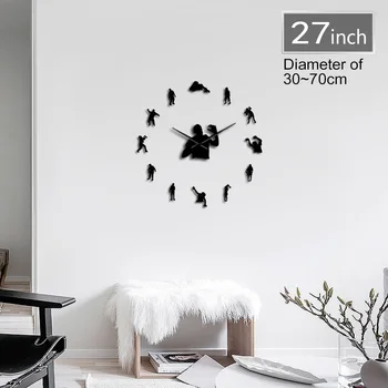 Terrible Zombies Decorative DIY Wall Clock Gift For Zombie Game Lover Wall Stickers Clock Watch For Living Room Haunted House
Terrible Zombies Decorative DIY Wall Clock Gift For Zombie Game Lover Wall Stickers Clock Watch For Living Room Haunted House