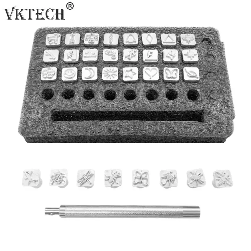 Leather Printing Punch Tools Handmade Carving Leathercraft Sculpture Stamp Metal Leather Tools Wallets Bags Hats Decoration
Leather Printing Punch Tools Handmade Carving Leathercraft Sculpture Stamp Metal Leather Tools Wallets Bags Hats Decoration