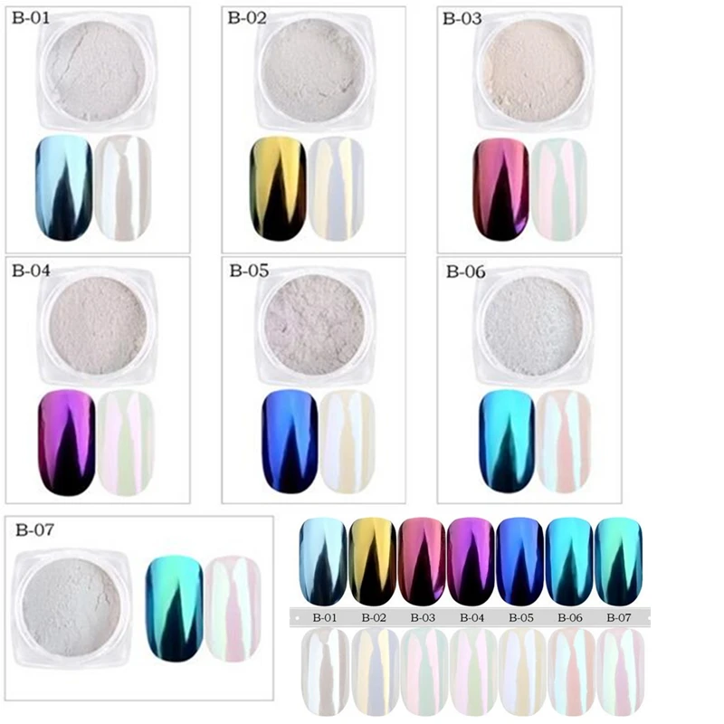 1g/Box Nail Art Shell Powder Mirror Effect Glitter Chrome Pigment Dust Shimmer Gel UV Polish Tips Manicure Decoration DIY Tools
1g/Box Nail Art Shell Powder Mirror Effect Glitter Chrome Pigment Dust Shimmer Gel UV Polish Tips Manicure Decoration DIY Tools