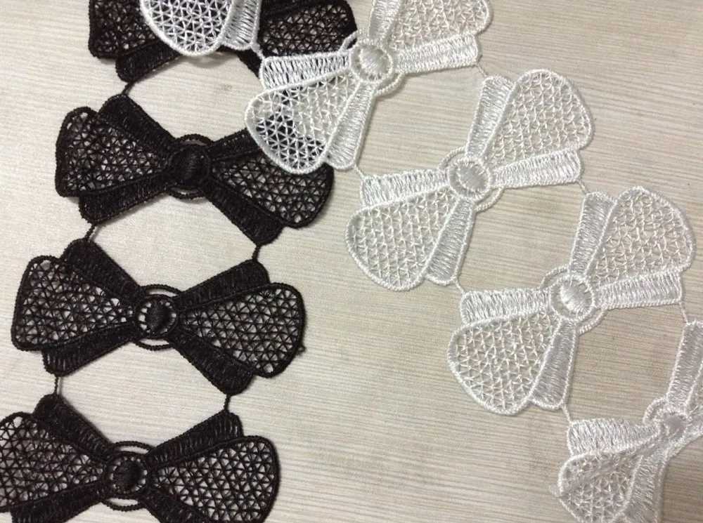 FREE SHIPPING 8cm high quality water soluble exquisite bow tie lace trimming,garment DIY and home item decoration lace,XERY14112
FREE SHIPPING 8cm high quality water soluble exquisite bow tie lace trimming,garment DIY and home item decoration lace,XERY14112