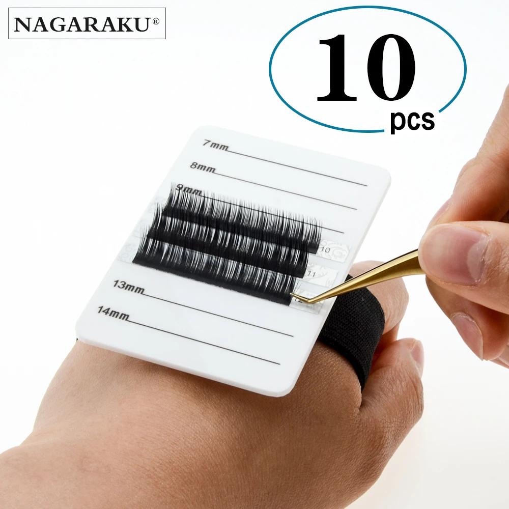NAGARAKU 10PCS Eyelashes Extension Cycle Use Eyelash Palette Holder Rubber Band 8 lines 7mm to 14mm Marked on Right Makeup Tools
NAGARAKU 10PCS Eyelashes Extension Cycle Use Eyelash Palette Holder Rubber Band 8 lines 7mm to 14mm Marked on Right Makeup Tools