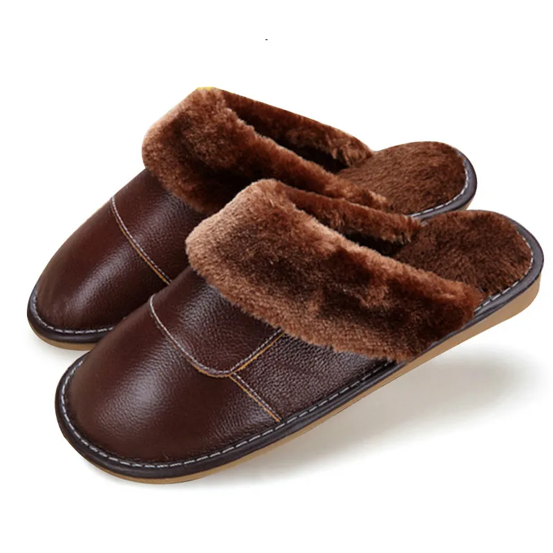 Dropshipping 2018 New Genuine Leather Home Slippers High Quality Women Men Slippers Plush Warm Indoor Shoes Men Women Size
Dropshipping 2018 New Genuine Leather Home Slippers High Quality Women Men Slippers Plush Warm Indoor Shoes Men Women Size
