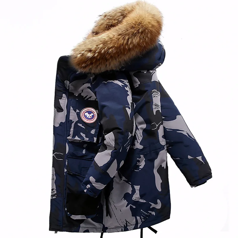 High Quality -40Celsius Down Jacket Keep Warm Men's Winter Thick Snow Parka Overcoat Camouflage White Black Duck 2019New Fashion
High Quality -40Celsius Down Jacket Keep Warm Men's Winter Thick Snow Parka Overcoat Camouflage White Black Duck 2019New Fashion