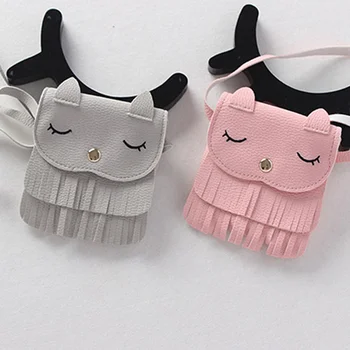 Cute Children Girls Tassel Small Cat Shoulder Messenger Bag Mini Coin Purses PU Leather Handbags Wallet OH66
Cute Children Girls Tassel Small Cat Shoulder Messenger Bag Mini Coin Purses PU Leather Handbags Wallet OH66