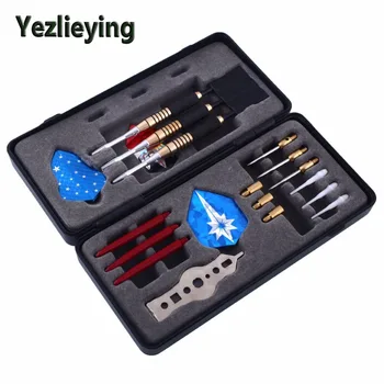 25 Piece Dart and Accessory Set 18g HOT Brass Cool darts with flights nylon shafts point converters weights soft tips
25 Piece Dart and Accessory Set 18g HOT Brass Cool darts with flights nylon shafts point converters weights soft tips