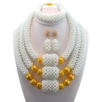 New Exquisite Dubai Jewelry Set Luxury Gold Color Big Nigerian Wedding African Beads Jewelry Set Costume New Design
New Exquisite Dubai Jewelry Set Luxury Gold Color Big Nigerian Wedding African Beads Jewelry Set Costume New Design