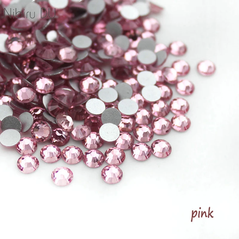 Super Shiny SS3-SS34 288-1440pcs Glitter Non Hotfix Pink Color 3D Nail Art Decorations Flatback Rhinestones Strass Stones
Super Shiny SS3-SS34 288-1440pcs Glitter Non Hotfix Pink Color 3D Nail Art Decorations Flatback Rhinestones Strass Stones