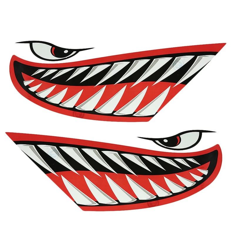 2pcs Waterproof Kayak Sticker Diy Shark Teeth Mouth Stickers Boat Car Truck Accessories
2pcs Waterproof Kayak Sticker Diy Shark Teeth Mouth Stickers Boat Car Truck Accessories