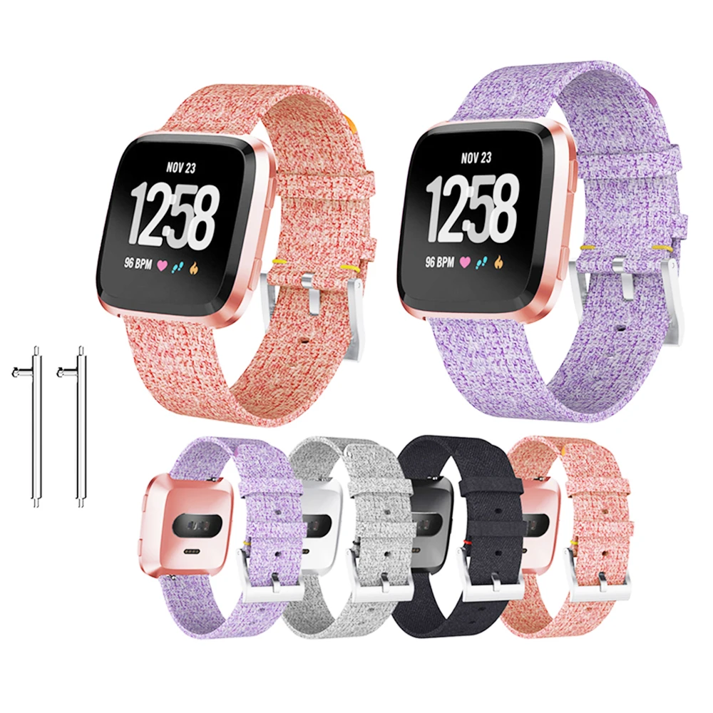 Durable Braided Canvas Nylon strap for Fitbit Versa Band Replacement Watch Strap for Fit bit Versa Wristband smart bracelet Belt
Durable Braided Canvas Nylon strap for Fitbit Versa Band Replacement Watch Strap for Fit bit Versa Wristband smart bracelet Belt