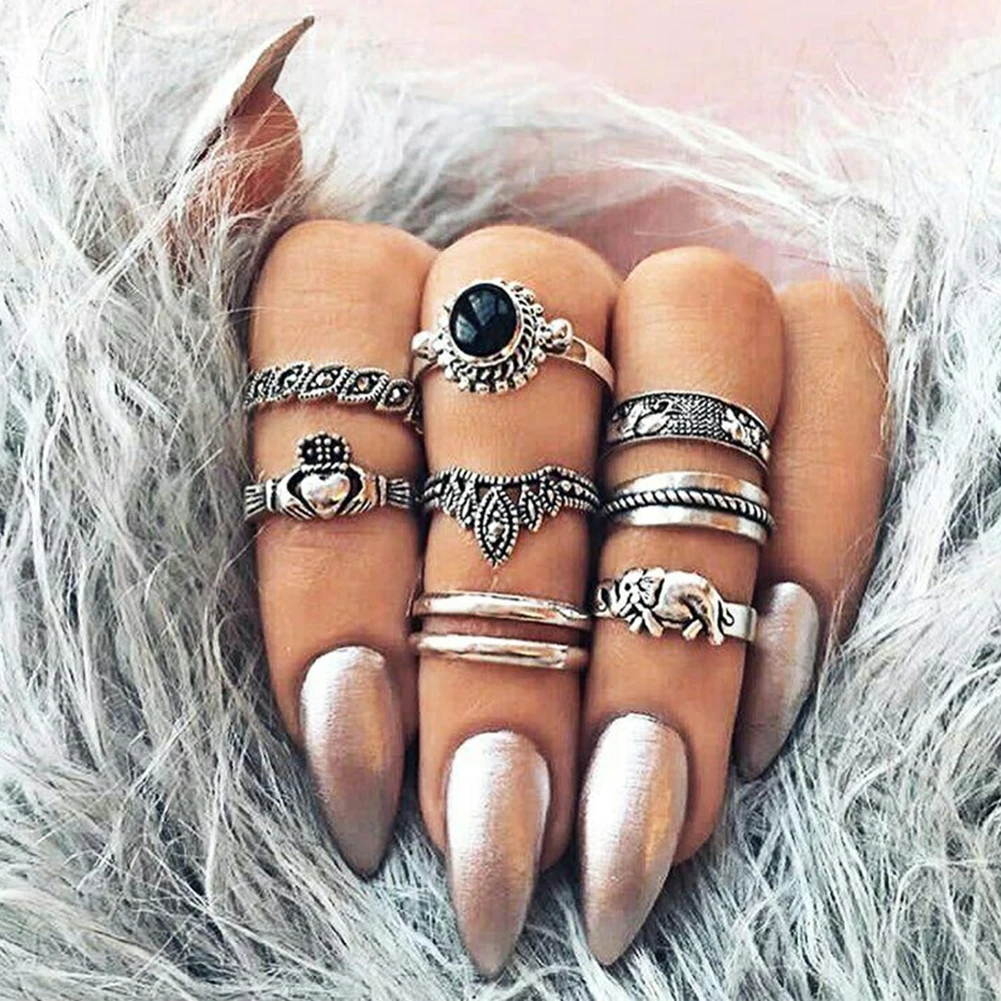 Bluelans 8Pcs/Set Antique Boho Women Finger Ring Above Knuckle Mini Stacking Ring Jewelry
Bluelans 8Pcs/Set Antique Boho Women Finger Ring Above Knuckle Mini Stacking Ring Jewelry