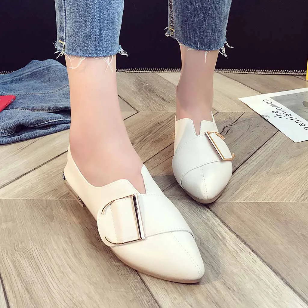 Woman Casual Point Toe Shallow Shoe Spring Autumn Wild Single Shoes Work Ladies Slip-On Shoes Single Shoes chaussures femm
Woman Casual Point Toe Shallow Shoe Spring Autumn Wild Single Shoes Work Ladies Slip-On Shoes Single Shoes chaussures femm