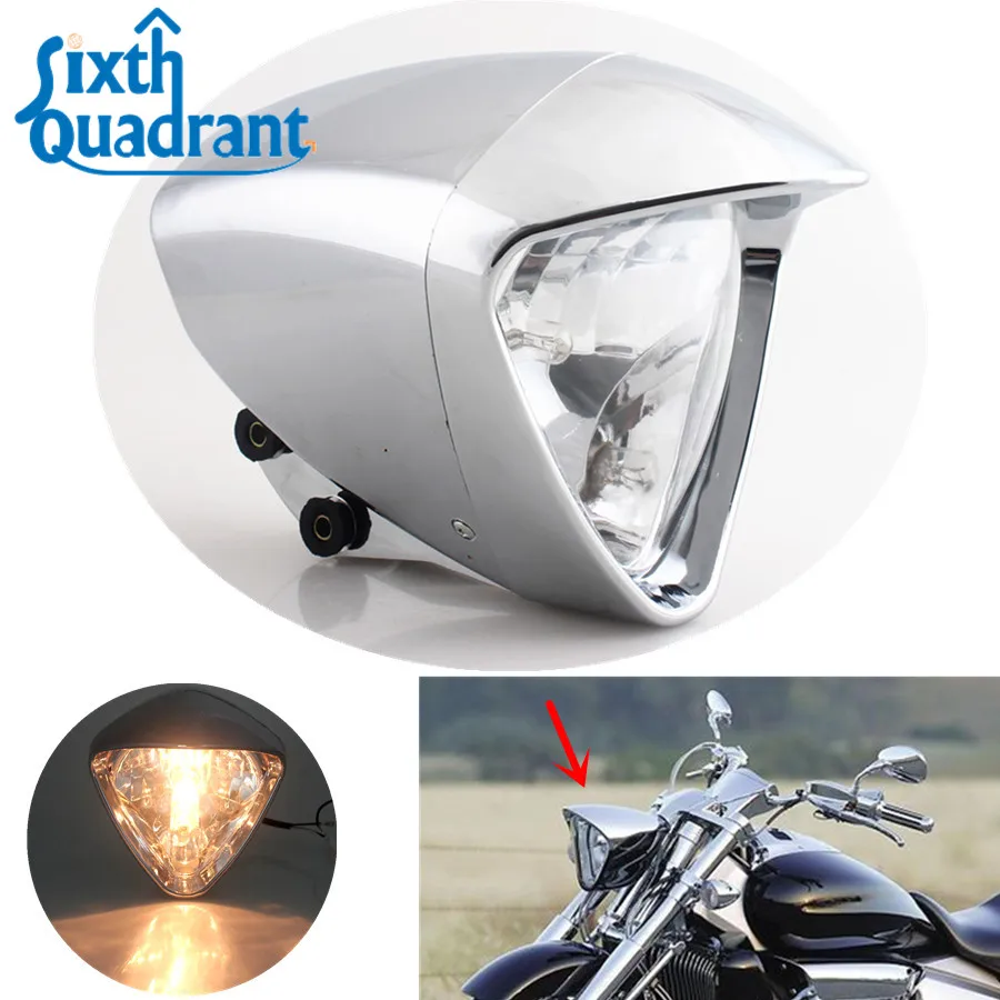 Universal Motorcycle 6.3" Hi/low Beam Halogen Plated Cobra Manba Headlight For Honda Magna 250 Steed VLX400 Shadow VT750 Custom
Universal Motorcycle 6.3" Hi/low Beam Halogen Plated Cobra Manba Headlight For Honda Magna 250 Steed VLX400 Shadow VT750 Custom